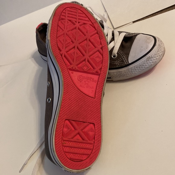 Gray and Pink Converse! - Picture 5 of 5